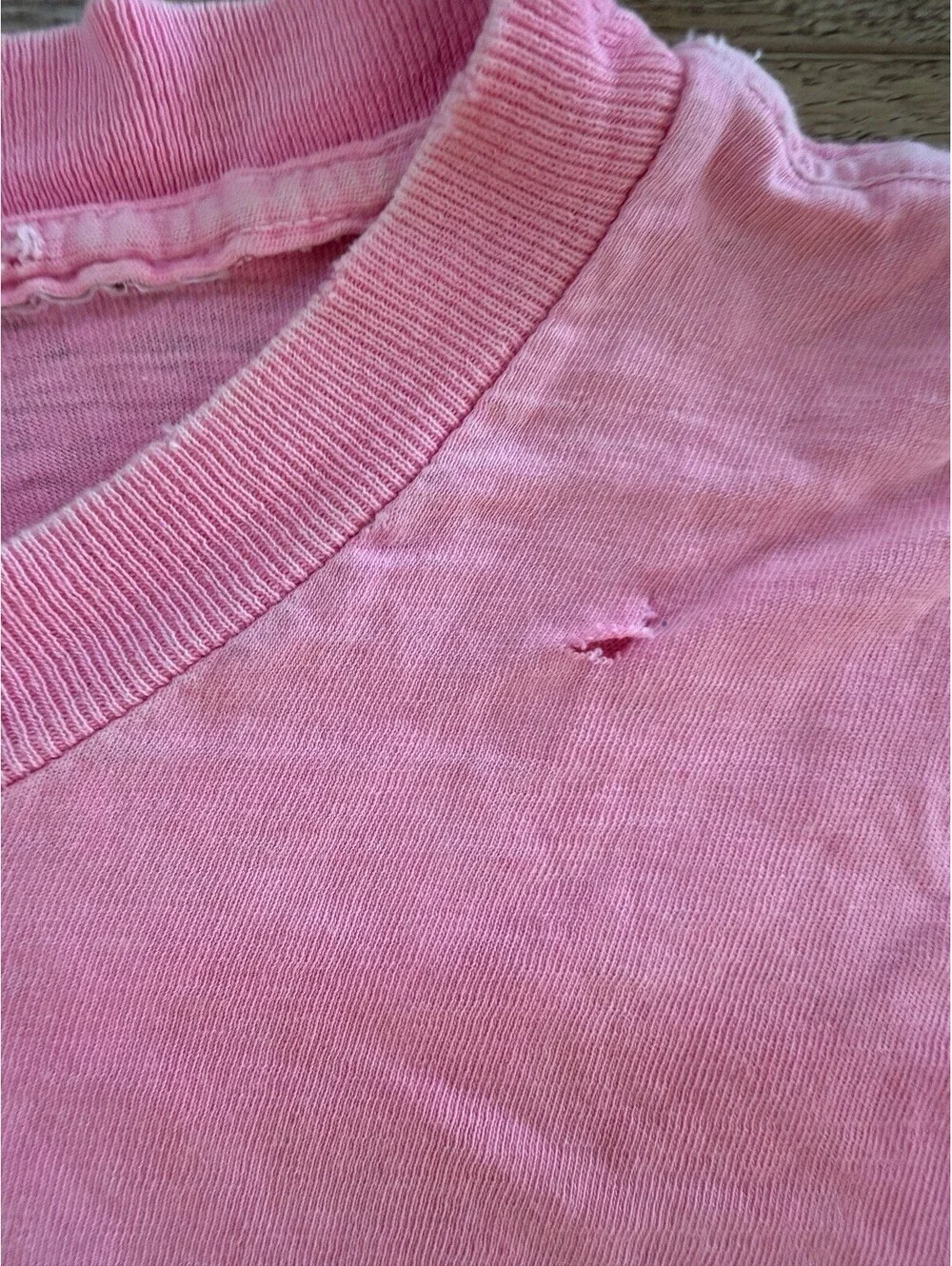 Vintage 90s DACOR Dive Team Single Stitch Pink T Shirt USA Scuba Distressed L XL